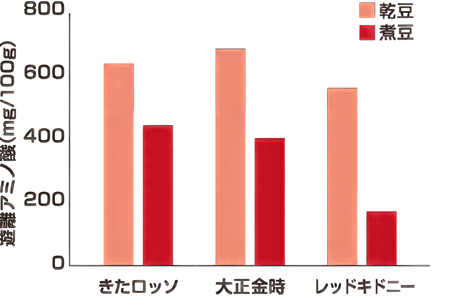 遊離アミノ酸グラフ